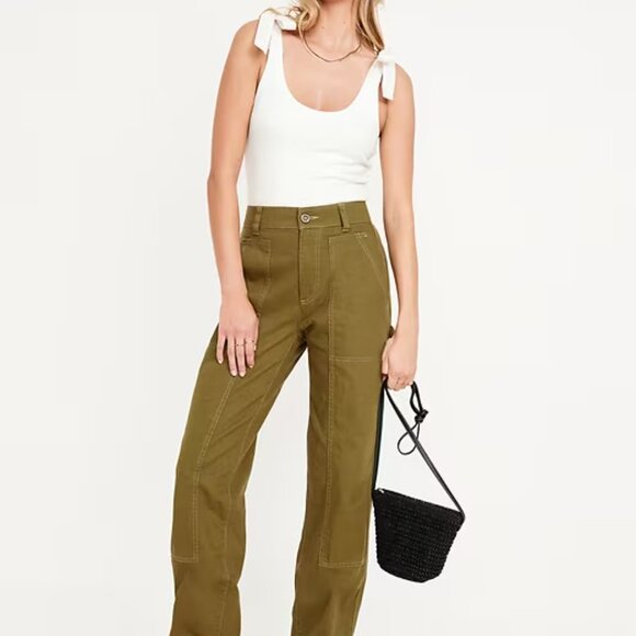 Old Navy - High-Waisted Utility Pants - Picture 3 of 9